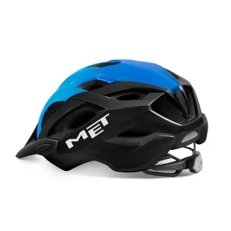 MET Crossover Kask MTB czarno-niebieski