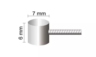Linka hamulca MTB ze stali nierdzewnej szlifowanej - 3