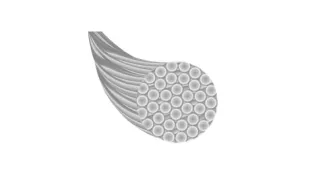 Linka hamulca MTB ze stali nierdzewnej szlifowanej - 2