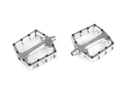 Pedały Dartmoor Thunder łożyska maszynowe CNC Mirror Silver