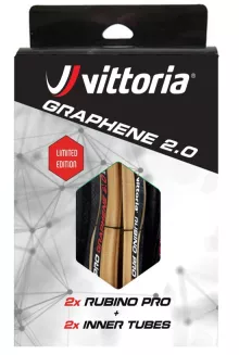 Vittoria Rubino Pro Graphene 2.0 700x25C Zestaw Twin Pack - 3