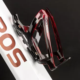 Koszyk na bidon RockBros czarno-czerwony - 4