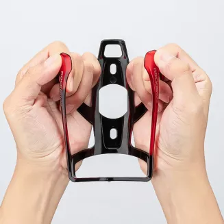 Koszyk na bidon RockBros czarno-czerwony - 5