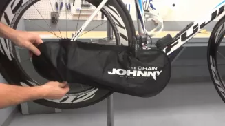 Osłona mechanizmu korbowego łańcucha White Lightning Chain Sleeve