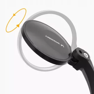 Lusterko rowerowe Lewe na kierownice Regulowane 360° - 10