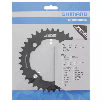 Tarcza Mechanizmu 36T FC-M640 Black ZEE Shimano