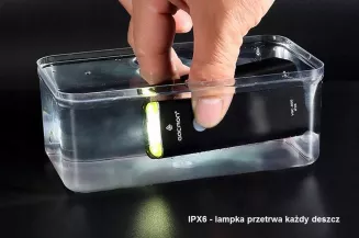 GACIRON V9 Lampka Przednia LED USB 800 lumenów