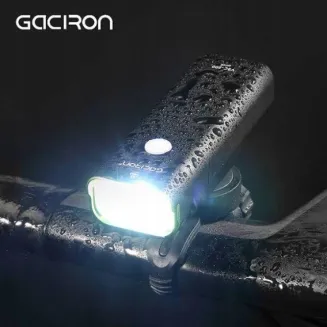 GACIRON V9 Lampka Przednia LED USB 800 lumenów
