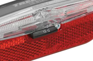 Lampka rowerowa tylna Trelock LS 812 Trio Flat na bagaznik, bateria - 2